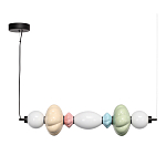 Подвесной светильник линейный с керамическими элементами 24W LED Fragrant Light варинант исполнения - 3 | Loft Concept в Тюмени