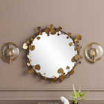 Бра круглое с прозрачным рельефным плафоном Crystal Prism варинант исполнения - 3 | Loft Concept в Тюмени