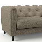 Мебельная ткань Шенилл коричневый цвет 138 см T4-28 варинант исполнения - 6 | Loft Concept в Тюмени