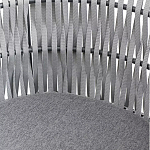 Кресло с декоративным плетением на спинке и подлокотниках Armchair Weaving варинант исполнения - 8 | Loft Concept в Тюмени