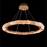 Люстра в форме кольца с золотым декором Warm Heavenly Light варинант исполнения - 2 | Loft Concept в Тюмени
