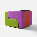 Дизайнерское кресло розовое Poltronova Sofo Rosancio Armchair варинант исполнения - 12 | Loft Concept в Тюмени