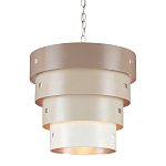 Подвесной светильник фигурный из 4-х широких колец Alternating Rings варинант исполнения - 1 | Loft Concept в Тюмени