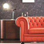 Дизайнерский комод овальной формы с белой столешницей и 4-мя ящиками Gioli варинант исполнения - 3 | Loft Concept в Тюмени