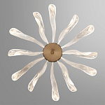 Люстра с крупными рельефным декором в виде лепестков 60 см Ethereal Bloom варинант исполнения - 4 | Loft Concept в Тюмени