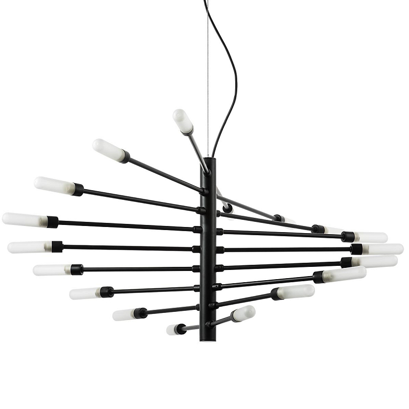 Люстра Gradenigo Chandelier Черный Белый Люстра Gradenigo Chandelier Черный Белый в Тюмени | Loft Concept
