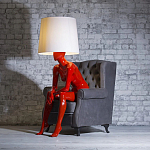 Лампа MANNEQUIN LAMP с абажуром девушка на кресле варинант исполнения - 4 | Loft Concept в Тюмени
