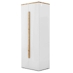 Шкаф платяной с белым глянцевым фасадом Grace of Furniture варинант исполнения - 2 | Loft Concept в Тюмени