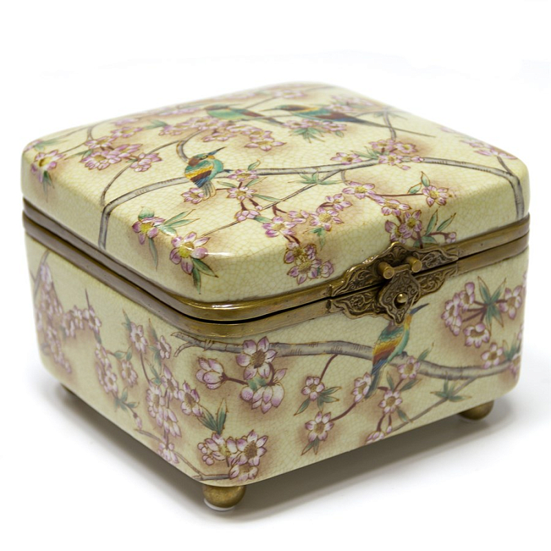 Шкатулка Casket Sakura Бежевый Бронза Шкатулка Casket Sakura Бежевый Бронза в Тюмени | Loft Concept