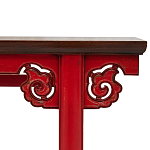 Деревянная консоль в китайском стиле красная Tang Console Table варинант исполнения - 5 | Loft Concept в Тюмени
