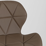Стул с коричневым сиденьем из экокожи JEROEN варинант исполнения - 7 | Loft Concept в Тюмени