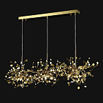 Люстра подвесная из трех частей с металлическими круглыми элементами Terzani Argent варинант исполнения - 5 | Loft Concept в Тюмени