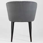 Мягкое кресло на металлических ножках Shaggy Dark Grey варинант исполнения - 3 | Loft Concept в Тюмени