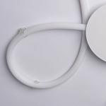 Люстра белого цвета с тремя изогнутыми светодиоидными плафонами Luke Lampco Tracer Lamp варинант исполнения - 3 | Loft Concept в Тюмени