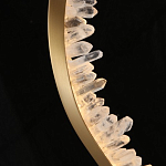 Подвесной светильник обрамленный элементами в виде кристаллов Smooth Shine варинант исполнения - 5 | Loft Concept в Тюмени