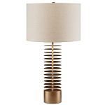 Настольная лампа с корпусом из металлических дисков Skyscraper варинант исполнения - 2 | Loft Concept в Тюмени