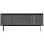 Длинная тумба с зеркальным декором Serena варинант исполнения - 11 | Loft Concept в Тюмени