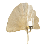 Большой Настенный Подсвечник золотой Лист Пальмы варинант исполнения - 2 | Loft Concept в Тюмени
