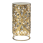 Столик приставной с цветочной резной фактурой Madagascar варинант исполнения - 1 | Loft Concept в Тюмени