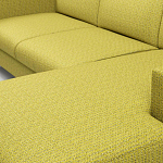 Мебельная ткань Шенилл горчичный цвет 142 см T4-62 варинант исполнения - 10 | Loft Concept в Тюмени