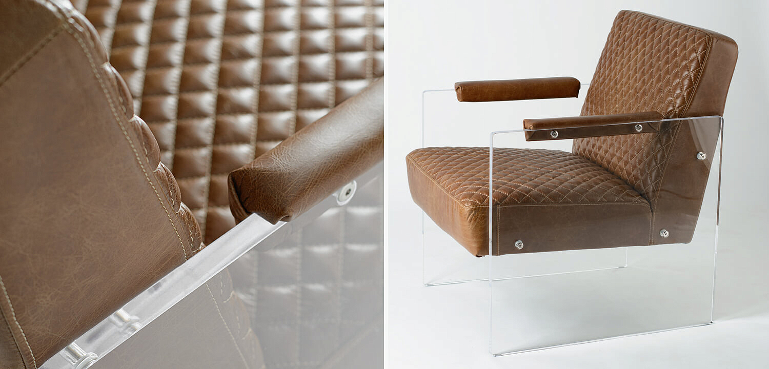 Кресло Gioff Chair натуральная кожа Кресло Gioff Chair натуральная кожа - Loft-Concept в Тюмени