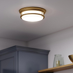 Потолочный светильник с белым матовым стеклянным плафоном в форме перевернутого конуса Hinkley варинант исполнения - 7 | Loft Concept в Тюмени