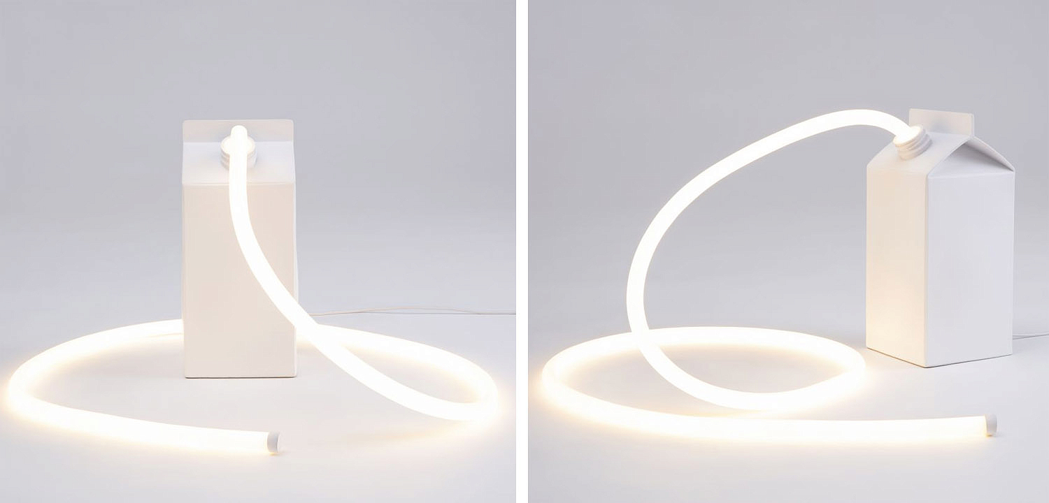 Настольная лампа Seletti Daily Glow Milk Настольная лампа Seletti Daily Glow Milk - Loft-Concept в Тюмени