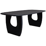 Обеденный стол из массива акации Veras Black Dining Table варинант исполнения - 1 | Loft Concept в Тюмени
