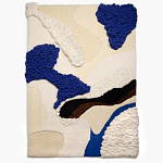 Ковер ручной работы Electric blue and popcorn варинант исполнения - 1 | Loft Concept в Тюмени