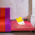 Настольная дизайнерская лампа Poltronova Passiflora Yellow Table Lamp варинант исполнения - 4 | Loft Concept в Тюмени