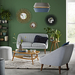 Кресло серое Pauley Grey Armchair варинант исполнения - 4 | Loft Concept в Тюмени