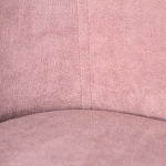 Банкетка пыльно-розовый велюр со спинкой и подлокотниками на 4-х деревянных ножках Aurora Pink варинант исполнения - 3 | Loft Concept в Тюмени