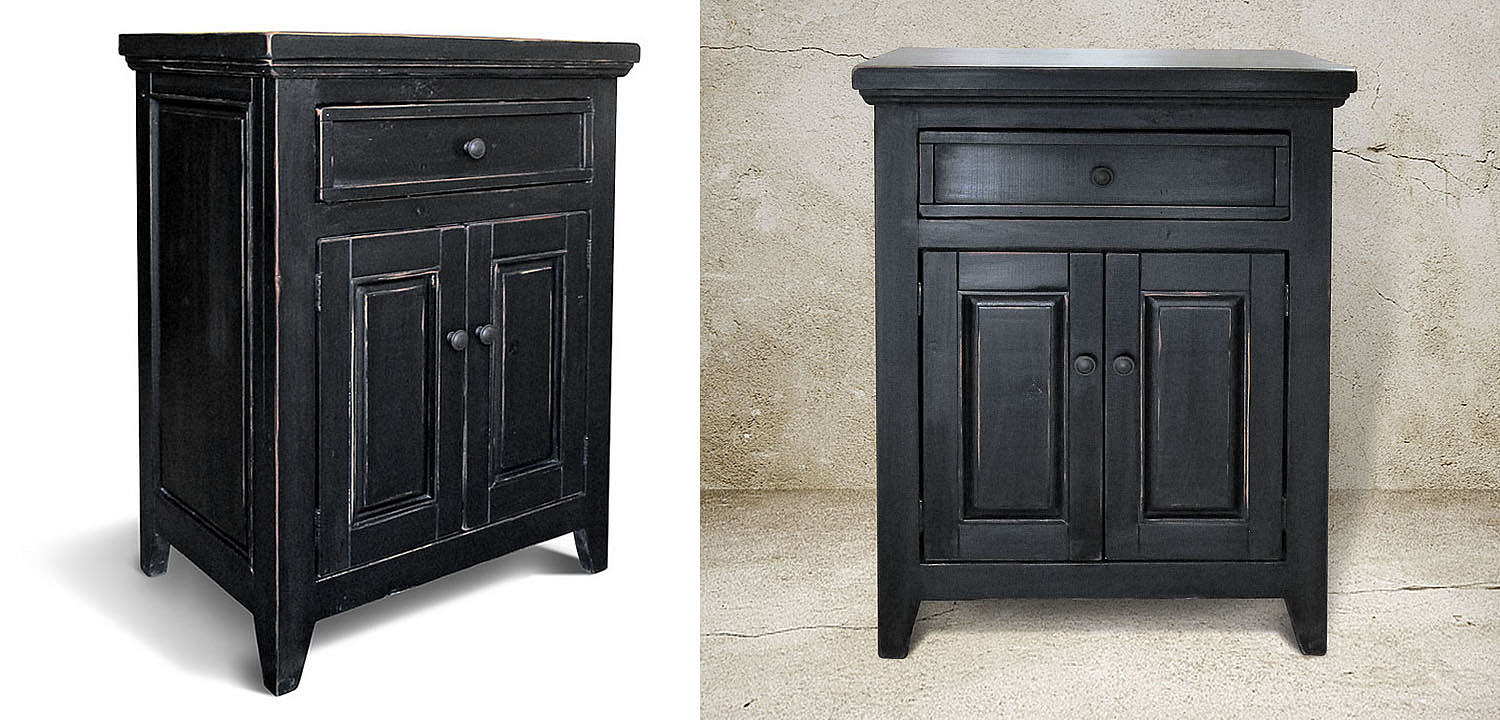 Комод в стиле прованс Geronimo Provence HARMONIE Weathered Charcoal Черный Комод в стиле прованс Geronimo Provence HARMONIE Weathered Charcoal Черный - Loft-Concept в Тюмени