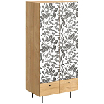 Шкаф с принтом Leaf bouquet варинант исполнения - 1 | Loft Concept в Тюмени