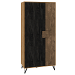 Шкаф двухдверный с 2-мя отделами с полками Stone Effect варинант исполнения - 1 | Loft Concept в Тюмени