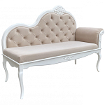 Рекомье со спинкой в стиле прованс Montmartre Provence Ottoman варинант исполнения - 2 | Loft Concept в Тюмени