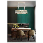 Люстра овальная с хрустальными подвесками Roul Crystal Light варинант исполнения - 8 | Loft Concept в Тюмени