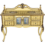 Комод деревянный Illustration of flowers варинант исполнения - 1 | Loft Concept в Тюмени