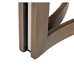 Столик журнальный с круглой мраморной столешницей Unique Stone Design варинант исполнения - 6 | Loft Concept в Тюмени