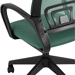 Офисное кресло с основанием из черного пластика Desk chairs Green варинант исполнения - 7 | Loft Concept в Тюмени