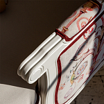 Кресло из массива бука бежевое с растительным орнаментом Raffael Beige Floral Armchair варинант исполнения - 3 | Loft Concept в Тюмени