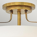 Потолочный светильник с круглым матовым белым плафоном Hinkley варинант исполнения - 6 | Loft Concept в Тюмени