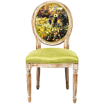 Стул из натурального бука с цветочным принтом Impressionism in Color варинант исполнения - 1 | Loft Concept в Тюмени