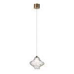 Подвесной светильник с плафоном из фактурного прозрачного стекла Light Ensemble варинант исполнения - 3 | Loft Concept в Тюмени