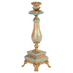 Подсвечник из фарфора с бронзовыми элементами Eden Garden варинант исполнения - 1 | Loft Concept в Тюмени