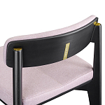 Барный стул из массива ясеня с обивкой из рогожки Elegant Ash Shape варинант исполнения - 5 | Loft Concept в Тюмени