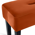 Мягкий  пуф на черных ножках Winton Pouf варинант исполнения - 16 | Loft Concept в Тюмени