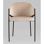 Стул Brace велюр молочный варинант исполнения - 4 | Loft Concept в Тюмени