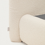 Кровать со съемным бежевым чехлом из ткани букле White Boucle Collection варинант исполнения - 4 | Loft Concept в Тюмени