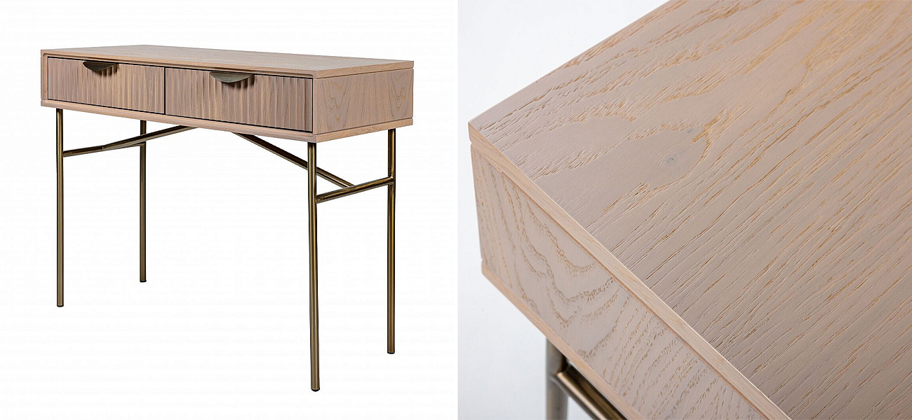 Консоль Antique Order Бежевый Шпон Дуба Консоль Antique Order Бежевый Шпон Дуба - Loft-Concept в Тюмени